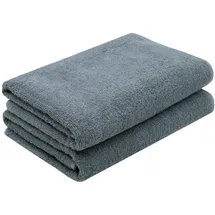 ZOLLNER Handtuchset 2-tlg. grau