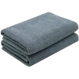 ZOLLNER Handtuchset 2-tlg. grau