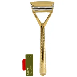 Leaf Shave Leaf Razor Gold