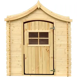 TIMBELA Spielhaus M550 Natur
