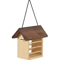 Dobar Meisenknödelhalter Kieferholz Futterstation für Wildvögel 22 x 14
