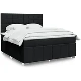 vidaXL Boxspringbett 180 x 200 cm Schwarz