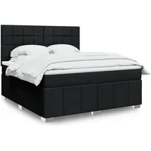 vidaXL Boxspringbett 180 x 200 cm Schwarz