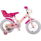 Paw Patrol Kinderfahrrad - Mädchen - 14 Zoll - Rosa - Rosa