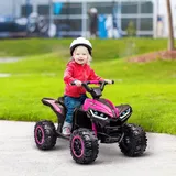 Homcom Kinder-Elektroquad 12V Elektro Quad rosa (1-tlg)