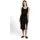 Tom Tailor Kleid Trägerkleid Unifarben Schwarz M