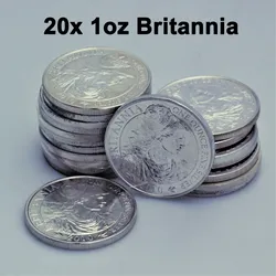 Silbermünze Britannia ab 2013 (Junk-Bag) 20x 1oz