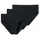 SCHIESSER Minislip unifarben schwarz 10 3er Pack