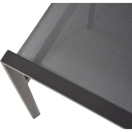 Garden Pleasure Gartenmöbel-Set Rana 5-teilig mit Keramik-Tisch Dunkelgrau