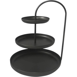 Etagere Julie 3-lagig schwarz 55cm