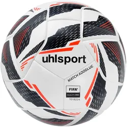 uhlsport Match Addglue Fußball Spielball weiß/marine/fluo rot 5