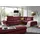 W.Schillig Ecksofa "Taoo, elegant und zeitlos, bequem, L-Form, Breite 296cm", rot (ruby rot z59), B:296cm H:84cm T:242cm, Longlife Xtra-Leder Z59: Glattleder mit modischer Prägung.