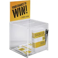 Sigel Aktionsbox mit Zusatzfach VA152 Transparent (B x H