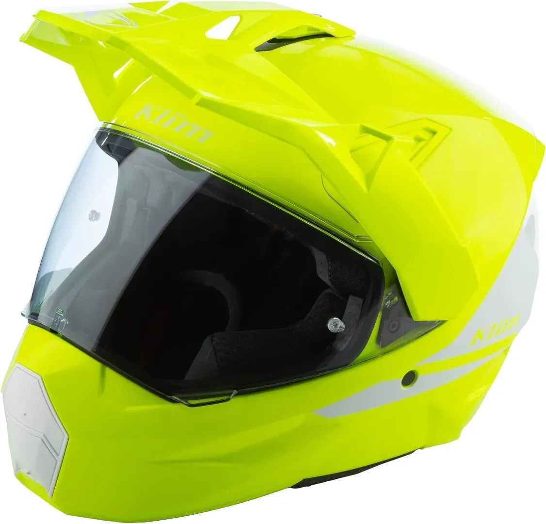 Klim X1 Alpha Carbon Enduro Helm, gelb, Größe S für Männer