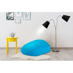 Kayoom Sitzsack »Jump, Sitzsack-Kissen, einfach gestaltet, weich gefüllt«, (1 St.), komfortabel, modern, sorgfältige Verarbeitung, Außenhülle dehnbar Kayoom Eisblau