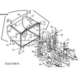 Mtd Komplett-Sammelbehälter 76cm 200l 91304196, 913-04196