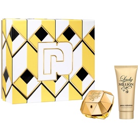 Paco Rabanne Lady Million Eau de Parfum 80 ml + Sensual Body Lotion 100 ml Geschenkset