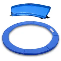 Einfeben Coussin de Protection Trampoline Ø244/305 cm Pour Trampoline Remplacement Housse de Protection PVC PE Résistant aux Rayons UV et Anti-déchirure Protection Bleu/Multicoloré