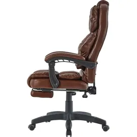 Trisens Chefsessel Kunststoff Dunkelbraun