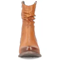 Rieker Damen Stiefelette Western Reißverschluss Cowboy Boots 73170, Größe:42 EU, / Braun - 42