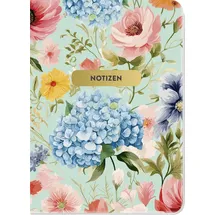 Groh Verlag Notizheft Blumenglück Floral A6 Punkteraster