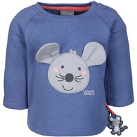 sigikid - Sweatshirt Kleine Maus in blau, Gr.68,