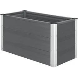 WPC Pflanztopf Esens 100x50x50cm Grau