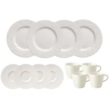 Villeroy & Boch Manufacture Rock Kaffeeservice 12-tlg. weiß