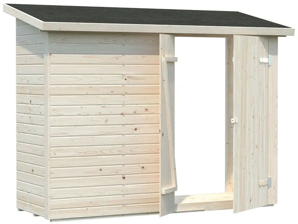 Palmako Gerätehaus Leif 2,2 m2 - 16 mm naturbelassen