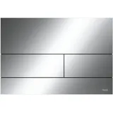 Met. WC-Betätigungsplatte Chrom glänzend