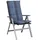 BEO Sitzauflage 118 x 46 x 8 cm blau-grau 2-tlg.