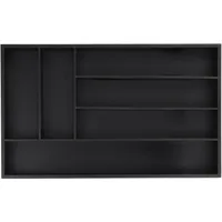Relaxdays Besteckkasten für Schubladen, 6 Fächer, HBT: 5 x