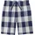 Buffalo Pyjama Kurz blau/beige kariert 158/164