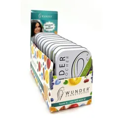 Wunder Zahnstocher Traube Minze Dose - Display - Inhalt 10 Stück Edle Metalldose - Lifestyle