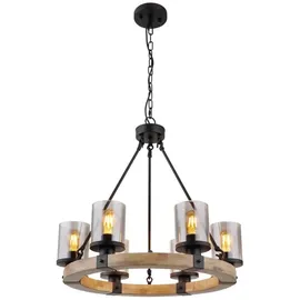 GLOBO 6-flg. 59 cm lila schwarz braun