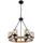 GLOBO 6-flg. 59 cm lila schwarz braun