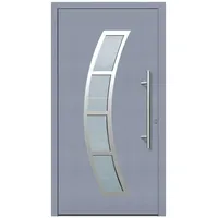 KNOCK Flügelüberdeckende Kunstoff-Haustür »Terra«, grau