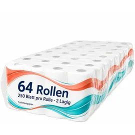 Cleanclub Toilettenpapier 3-lagig 72 Rollen a 250 Blatt