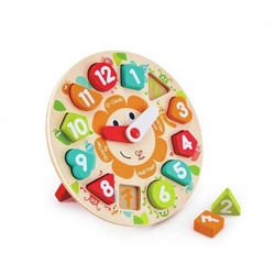 Hape Lernspielzeug E1622 Steckpuzzle Uhr