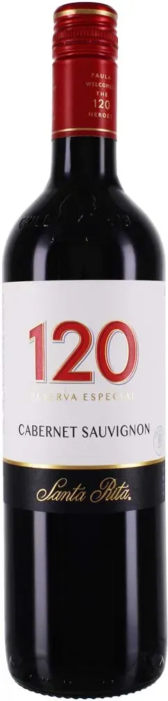 Vina Santa Rita 2023 Santa Rita 120 Cabernet Sauvignon Reserva Especial 2023 Cabernet Sauvignon Chile