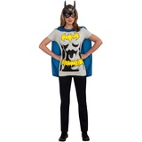 Rubie's Official Batman-T-Shirt-Set für Damen, Kostüm für Erwachsene, Größe XL Halloween