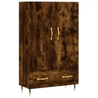 VidaXL Highboard Räuchereiche 69,5x31x115 cm Holzwerkstoff