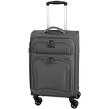 d & n d&n Travel Line 9204 4 Rollen Kabinentrolley 55 cm Grau