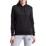 Basic Kapuzen Sweatshirt Schwarz 46