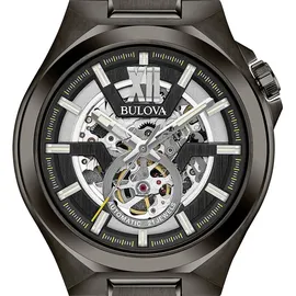 BULOVA 98A179 Klassik Automatik Herrenuhr 46mm 10ATM