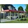 SKANHOLZ Spreewald Walmdach Carport aus Nadelholz 3,45 x 8,93 m rote Blende unbehandelt