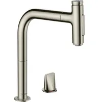 Hansgrohe Metris Select M71 200 2jet sBox Edelstahl Finish (73818800)