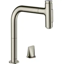 Hansgrohe Metris Select M71 200 2jet sBox Edelstahl Finish (73818800)