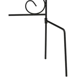 Relaxdays Rankgitter 122 x 34,5 cm Schwarz