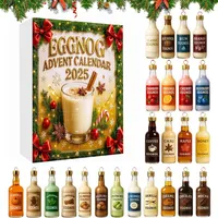 2025 Cocktail Adventskalender, 24 Tage Adventskalender Alkohol, Mini 2D Flach Cocktail Ornamenten, Acryl Alkohol Anhänger, Weihnachts Countdown Kalender für Männer, Frauen, Weinliebhaber (A)